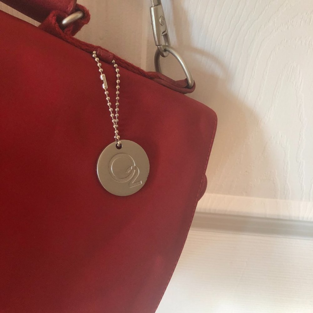 Kipling Red Messenger Bag With Computer Compartme… - image 6